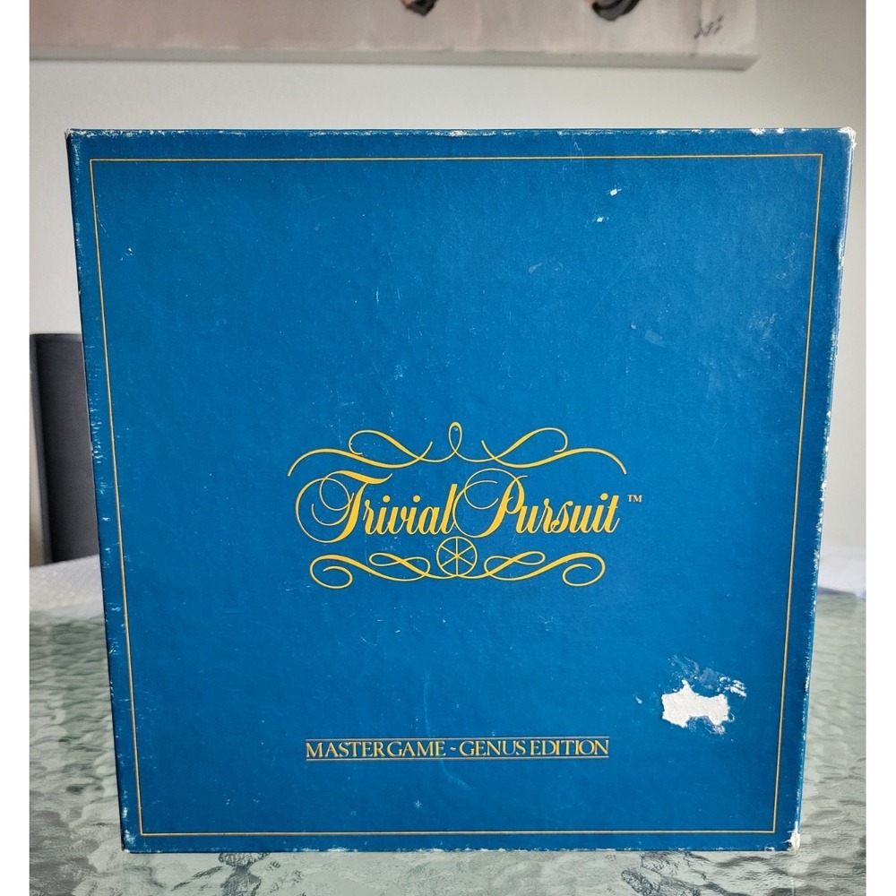 Vintage Original Trivial Pursuit Master Game Genus‎ Edition Board Game 1981